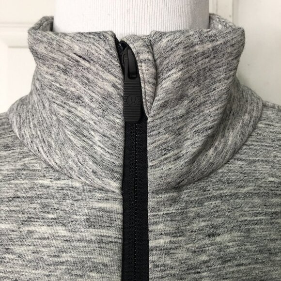 Lululemon Gray Full Zip Jacket Size 4 - Picture 3 of 13
